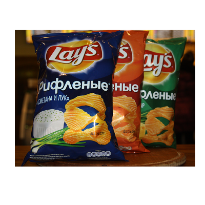 Лейз чипсы рифленые Лосось со Сливочным Соусом 140 г (19)